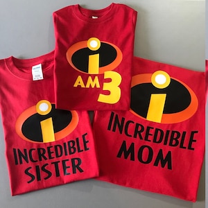 Incredible Family. Incredibles Birthday Shirt. Incredibles Shirt. Disney Shirts. Matching Family. Incredibles Family Shirts. Disney Shirts