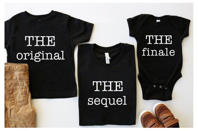 Family Movie Themed Shirts the Original the Sequel the Finale Etsy