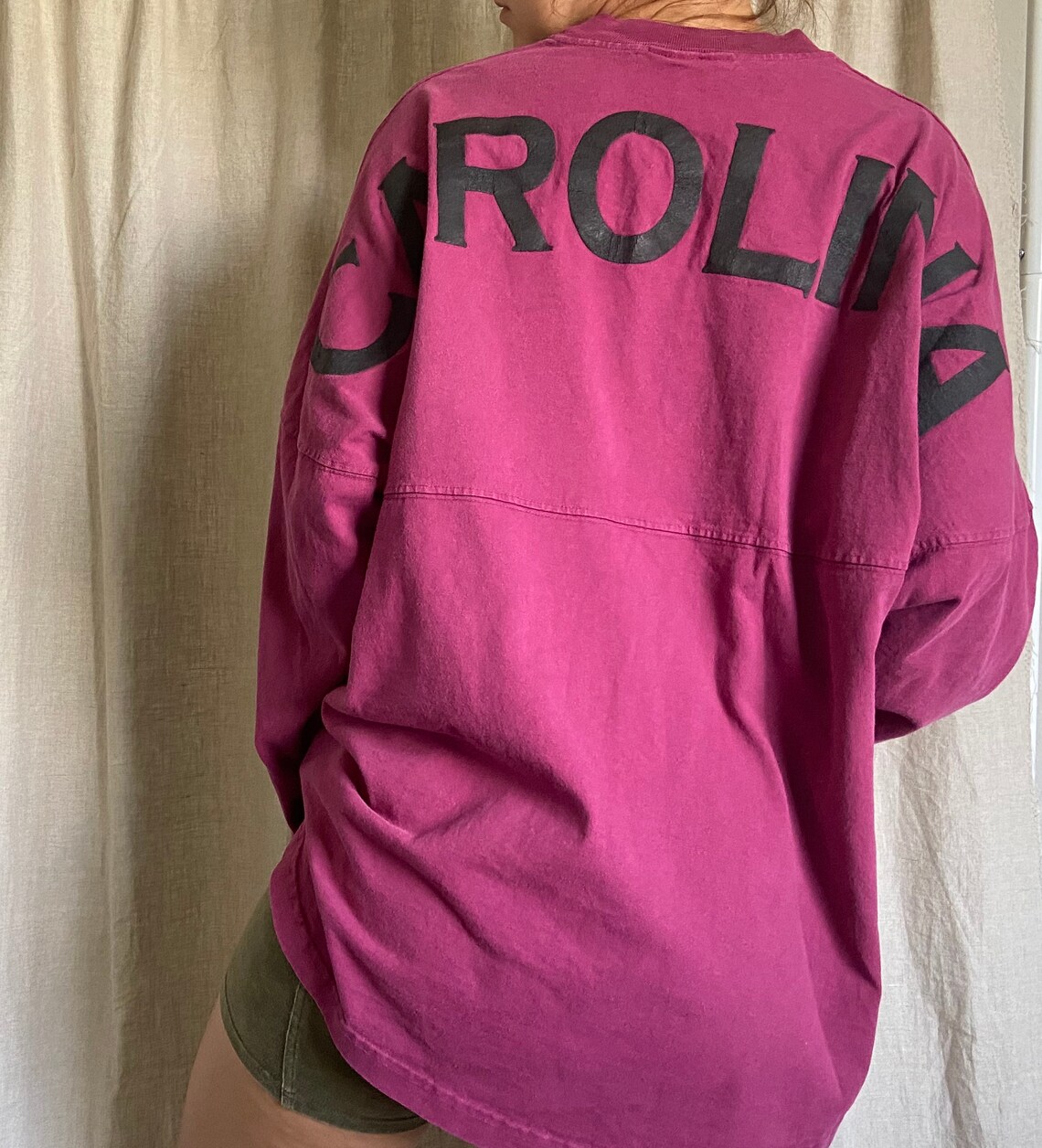 Vintage Oversized Shirt Long Sleeve Spirit Tee Oversized Etsy