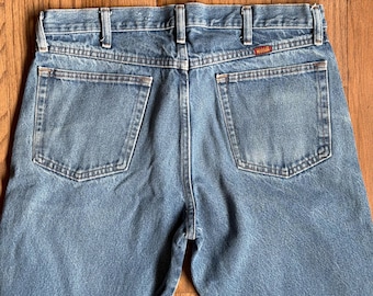 Vintage Rustler Jeans, Straight Leg, slightly Distressed 36X29