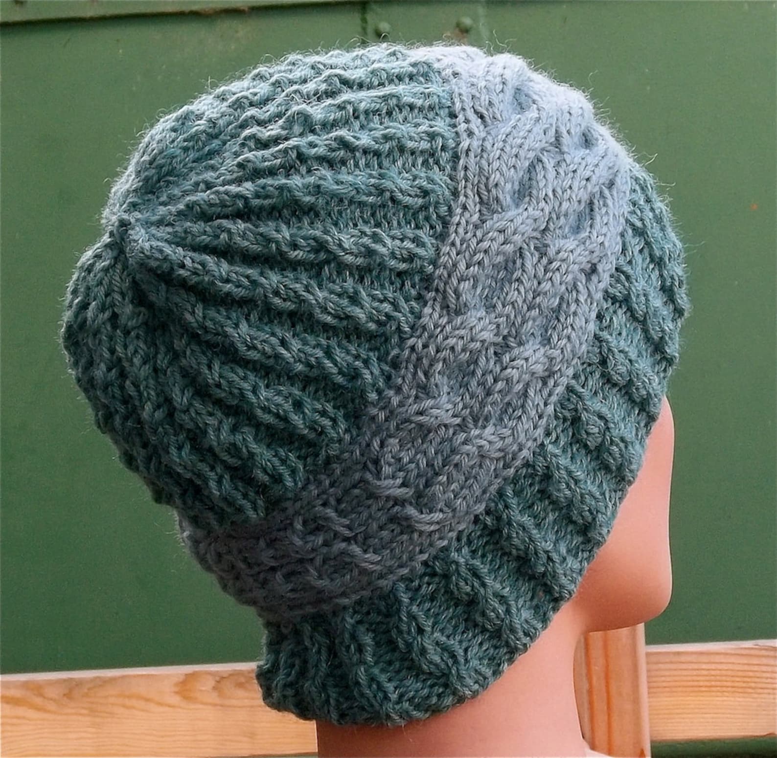 Cabled Toque knitting hat pattern pdf file womens winter Etsy