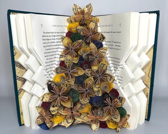 Harry Potter-boekkunst sculptuur - gevouwen boekkunst - gewijzigde boeken - boek vouwen - nerdy cadeau - cadeau boekenliefhebber - gevangene van Azkaban