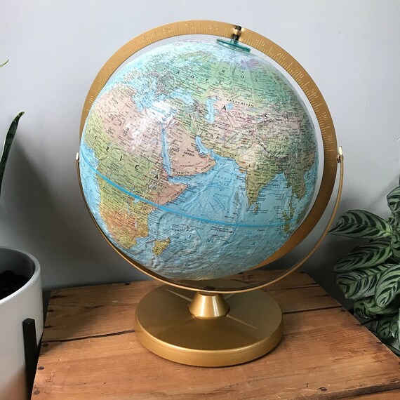 Vintage Replogle World Ocean Series Globe School Vintage Replogle World Ocean Series