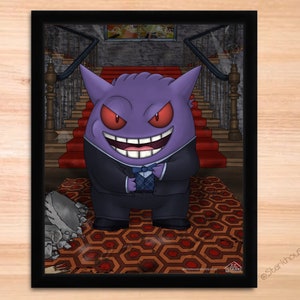 Gengar en costume Pokémon Art Print