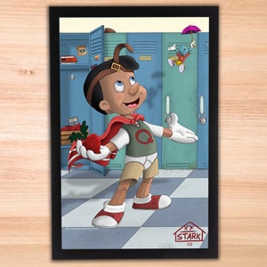 Pinocchio as Quail Man Art Print
