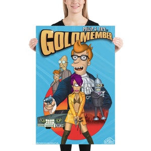 Goldmember Futurama Poster