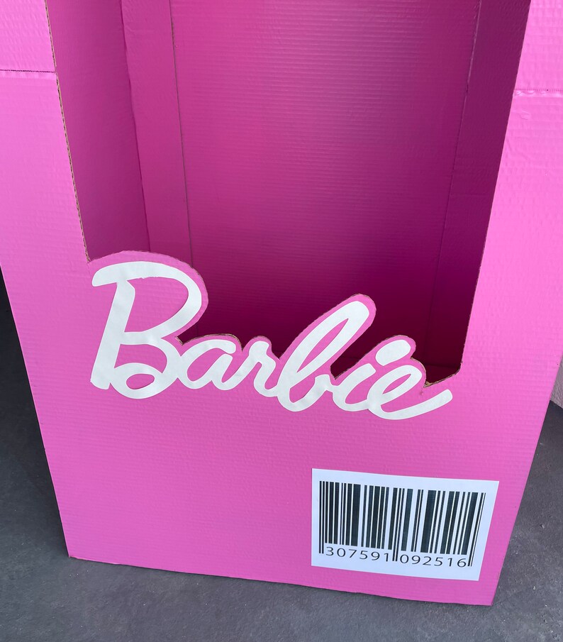 Barbie Life Box 6ft Photo Booth Barbie Real Sizelocal Etsy