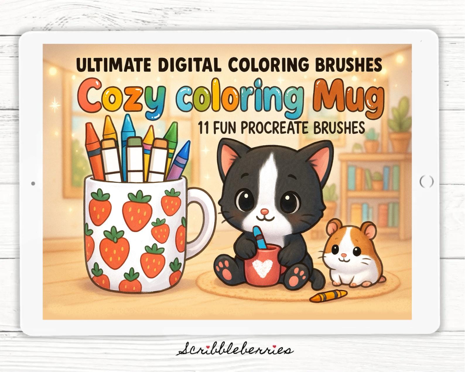 Alcohol Marker Procreate Brushes Set – Copic-Style Ink & Crayon Marker Hybrid for Digital Coloring - Image 1