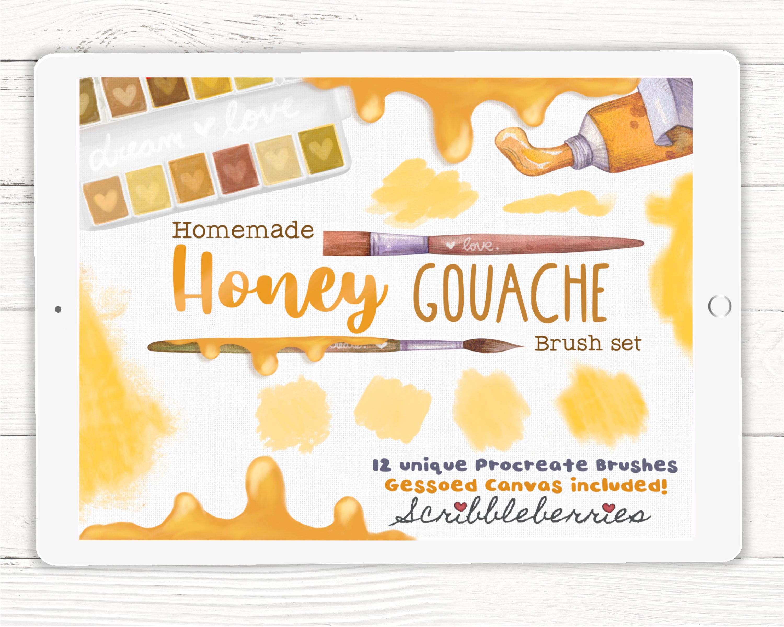 Gouache Brushes for Procreate – The Creative Bix