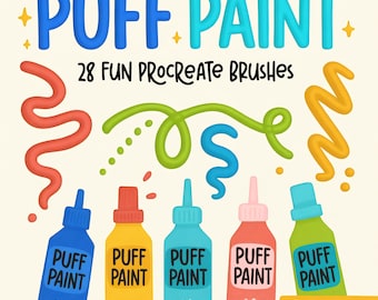 Puff Paint Procreate Brush Set (Digital Download)
