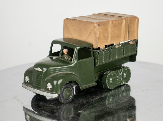 Vintage 1948 Britains No. 1433 British Army Covered Tender – Caterpillar Type – Original Box