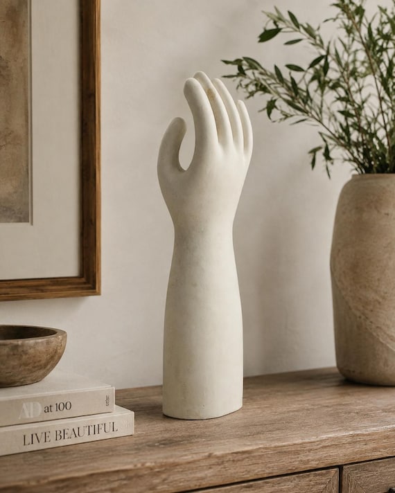 Large Vintage Porcelain Glove Mold