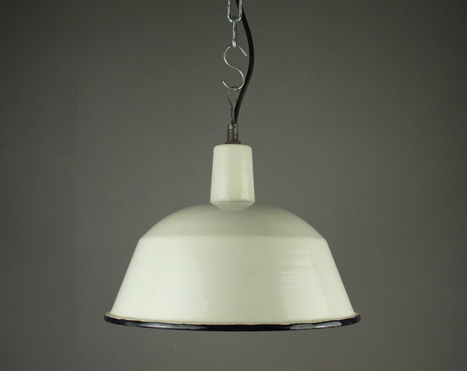 Industrial Enamelled Lampshade made in Hungary