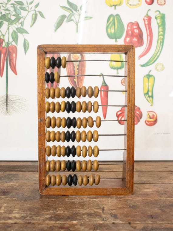 Vintage Wooden Abacus