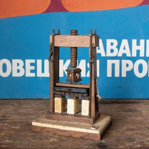 Vintage Model of an Industrial Machine