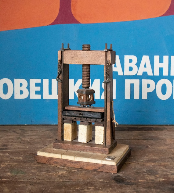 Vintage Model of an Industrial Machine