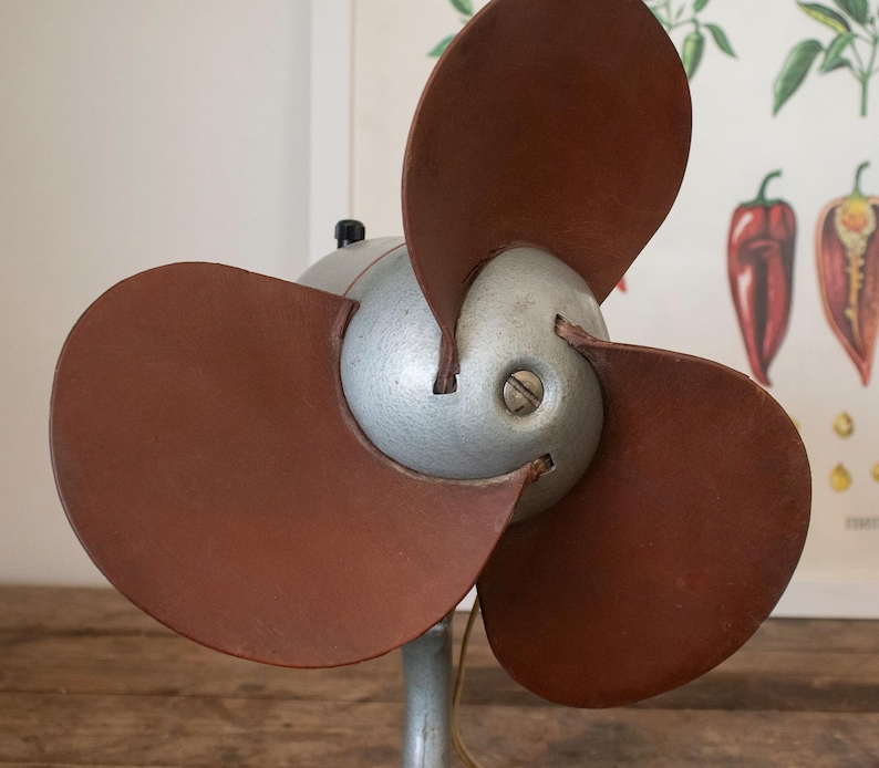 1970s USSR Metal Fan Turning Head & Rubber Blades - Etsy