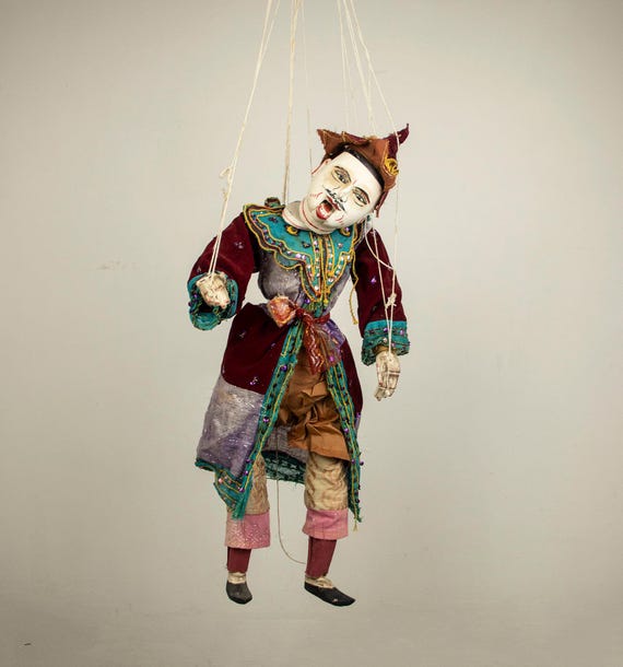 Antique Burmese String Marionette