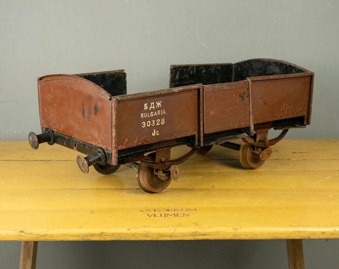 Vintage Bulgarian Train Wagon Display Model