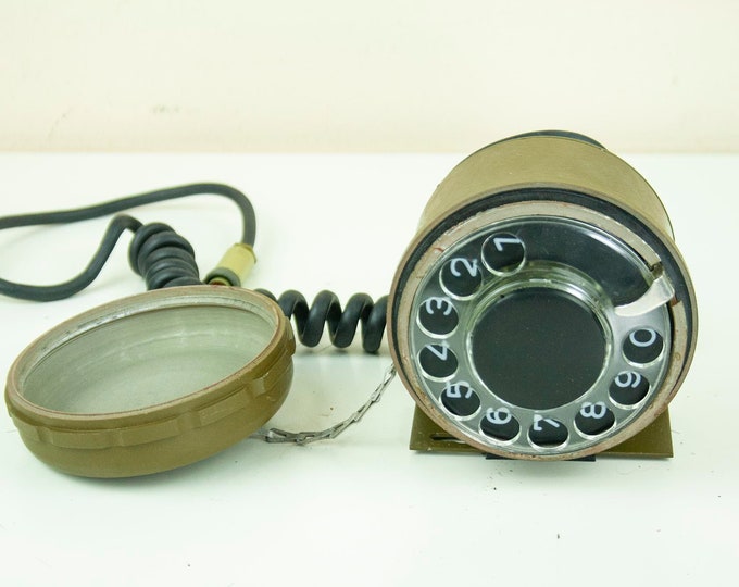 Vintage Military Rotery Phone