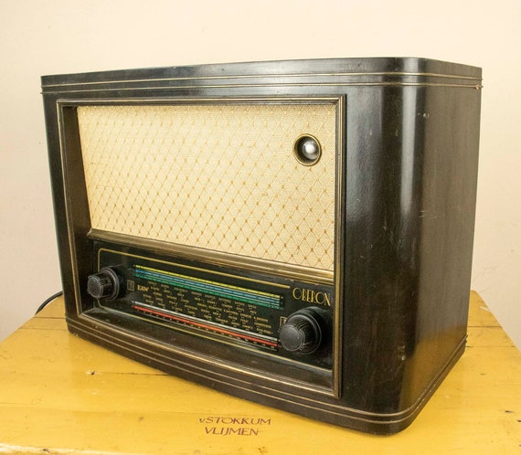 Vintage niemieckie radio lampowe Oberon, radio lampowe DDR - Etsy Polska