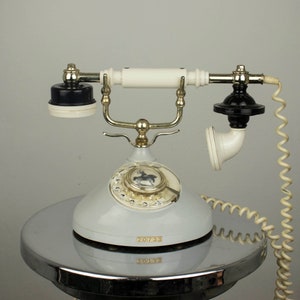 Vintage Russian Rotary Telephone 1980s