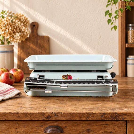Vintage KZ Czechoslovakian Kitchen Scale