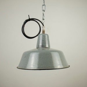 Vintage Polish Industrial Pendant Enamel Lights