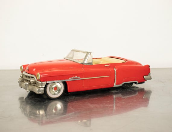 Vintage Japanese Tin Cadillac Convertible