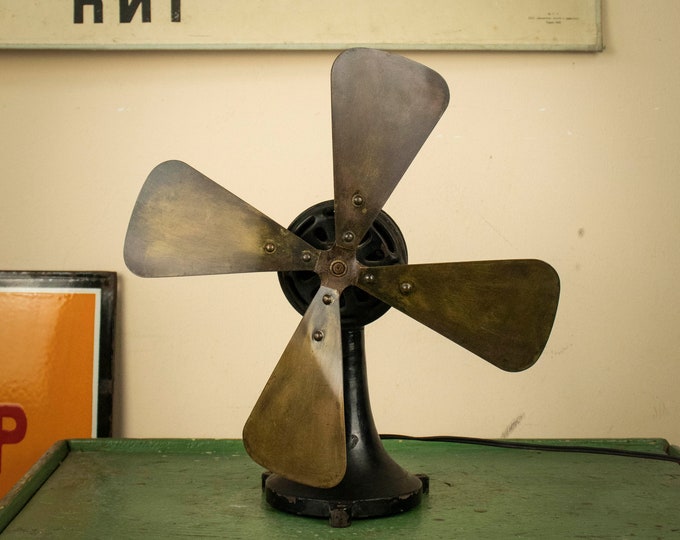 1930s Vintage German Ventilator, Steampunk Fan