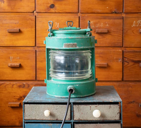 Vintage USSR Ship Navigation Lamp – Soviet Marine Signal Light