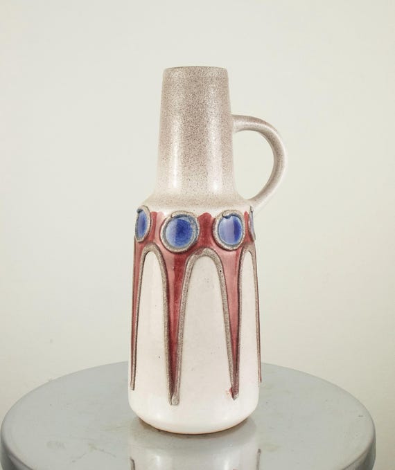 Small Vintage Fat Lava Vase Germany
