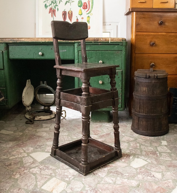 Vintage Transforming Wooden Children’s Chair