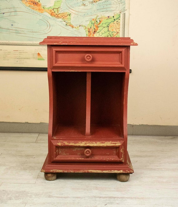 Vintage Wooden Nightstand