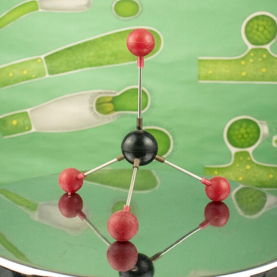 Small Vintage Methane Molecule Model