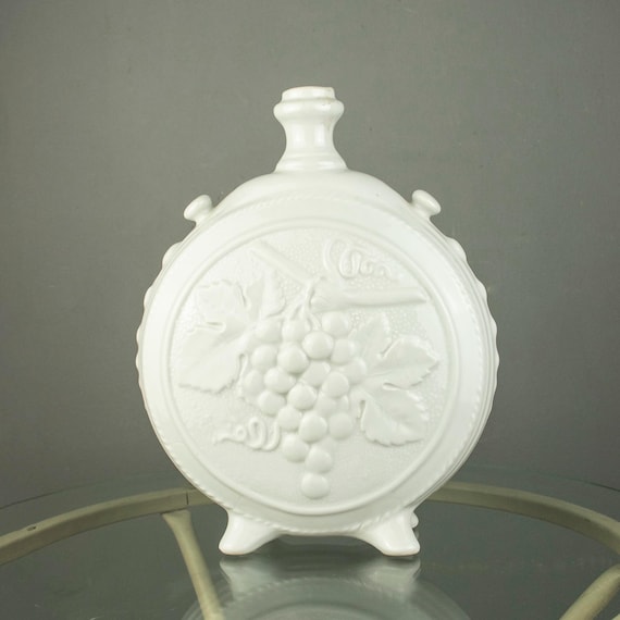Vintage Porcelain Wine Bottle