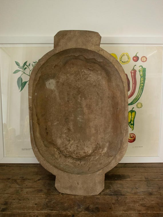 Large Vintage Hungarian Dough Bowl