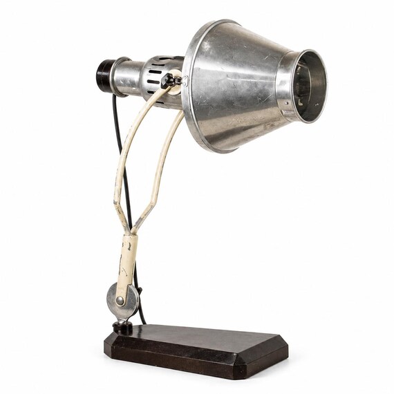 Vintage Hanau Medical Lamp, Bauhaus Design Table Lamp