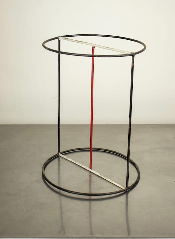 Vintage School Geometry Model – Wireframe Cylinder