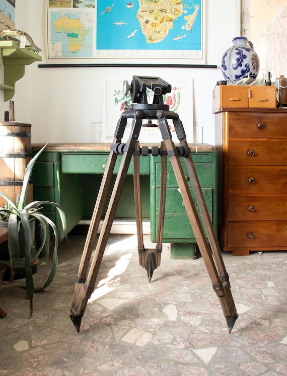 Large Vintage Camera Tripod 1950s