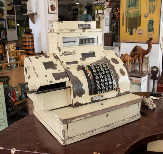 Early 20th Century National Cash Register, Bulgaria Market Model