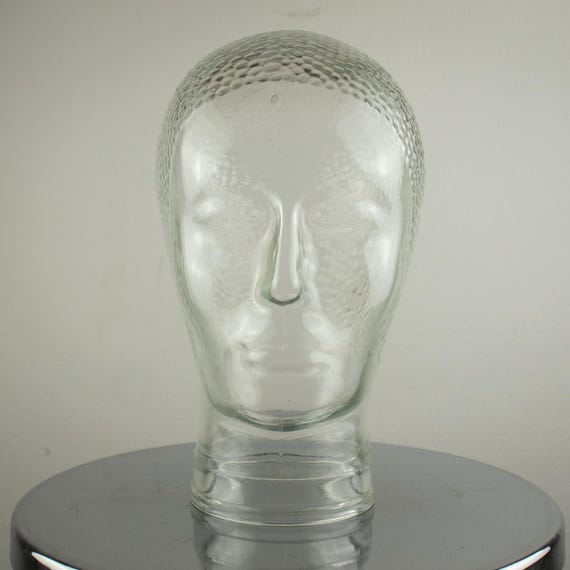 Vintage Glass Mannequin Head