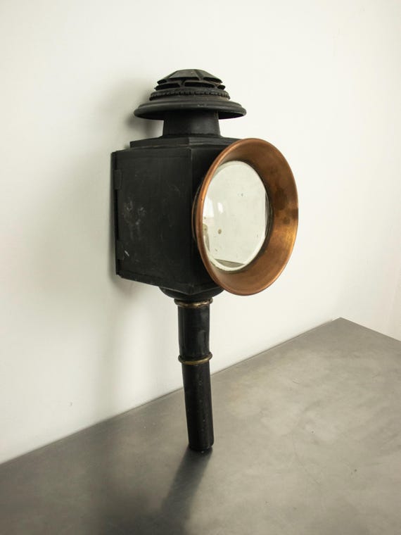 Austro-Hungarian Vintage Carriage Lantern 1900