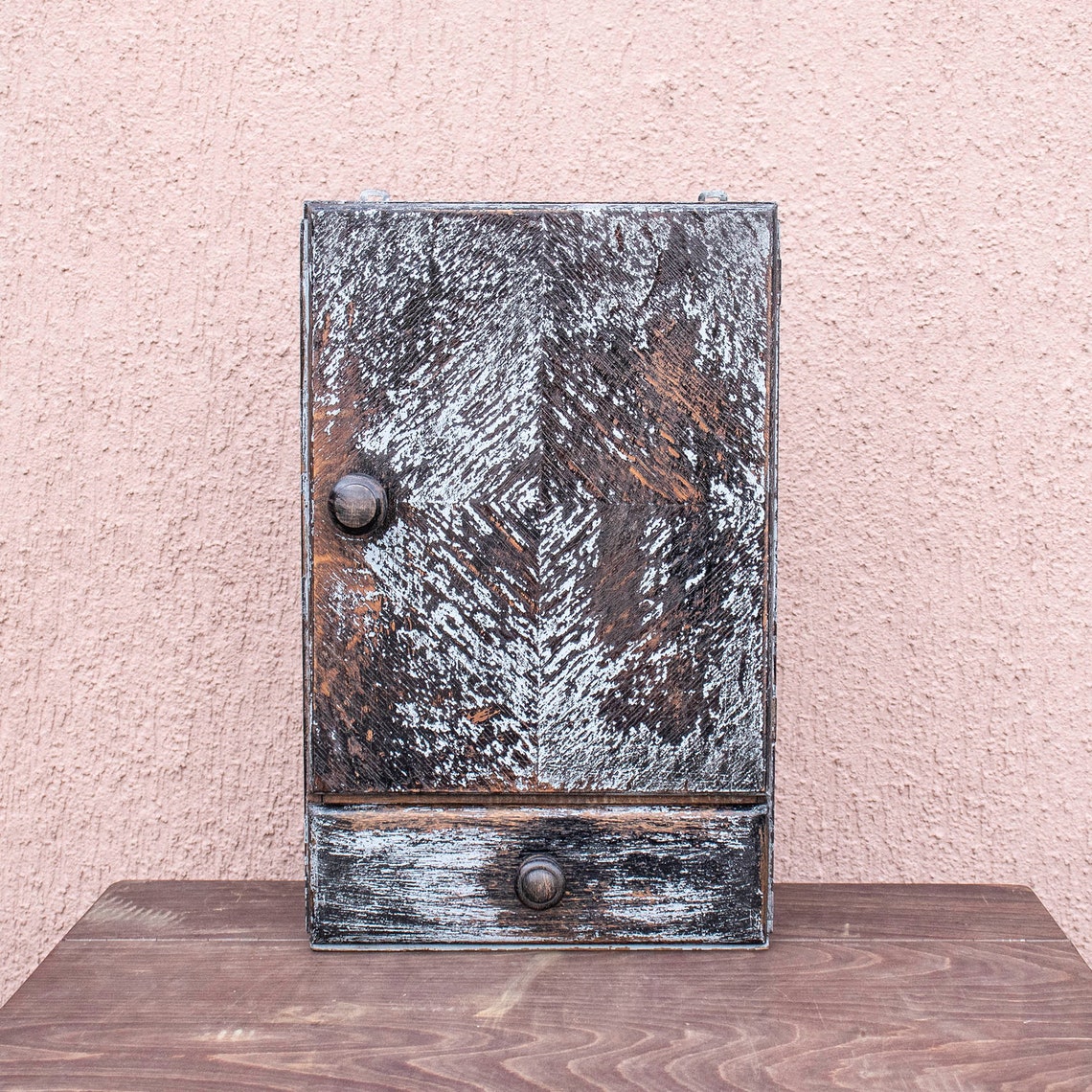 Vintage Wooden Wall Cabinet Medicine Cabinet - Etsy