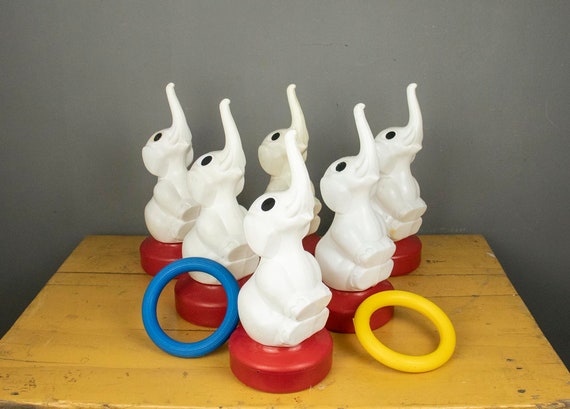 Vintage Italian Elephant Hoop Game from Frabar