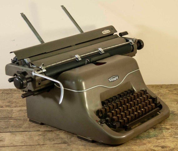 1950s Triumph 'Matura' Industrial Typewriter, Large German Typewriter
