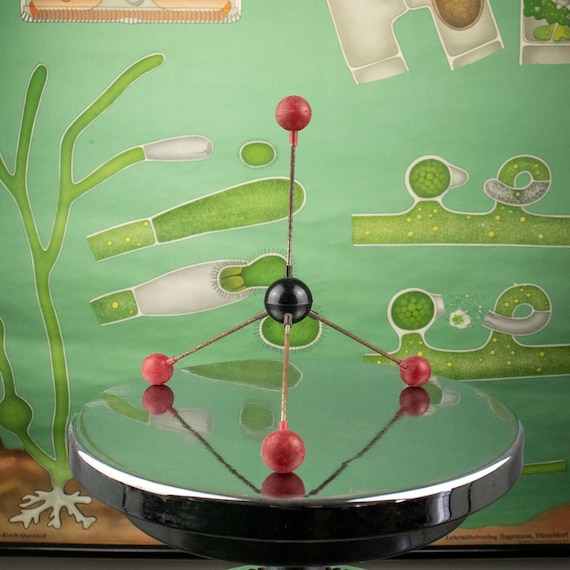 Large Vintage Methane Molecule Model