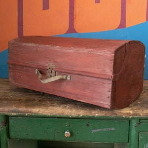 Vintage Wooden Suitcase