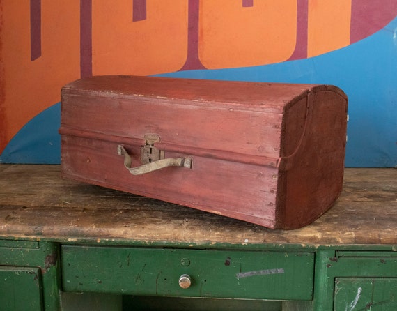 Vintage Wooden Suitcase