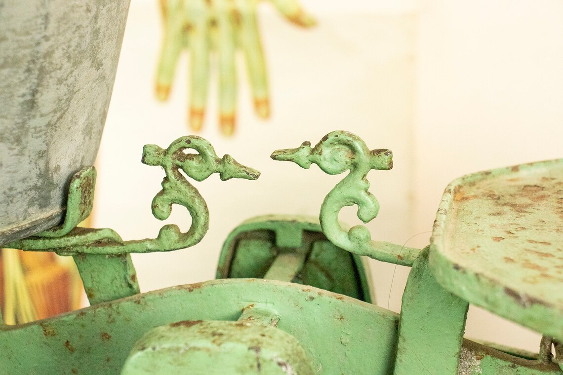 Vintage Cast Iron Market Scale Big Russian Groceries Balance Etsy